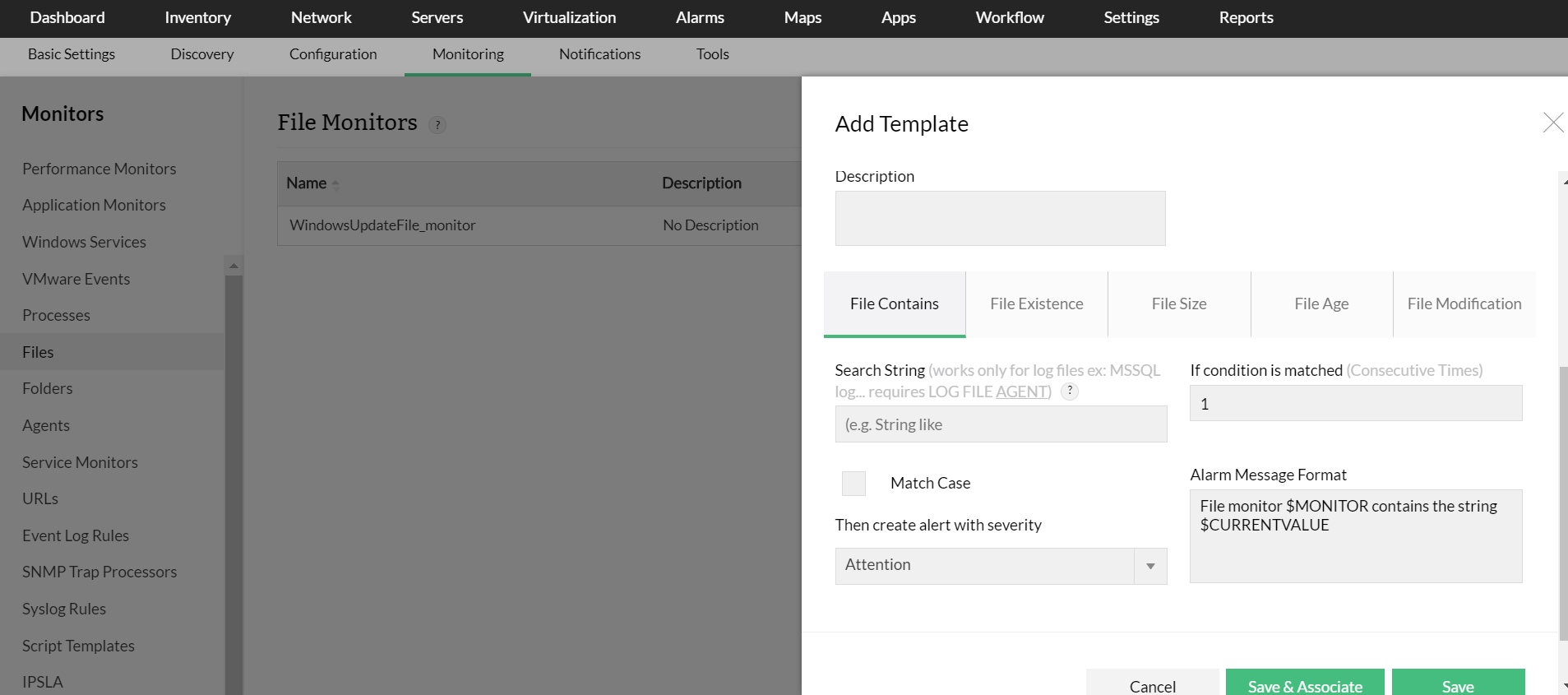 WMI Monitor Network Traffic - ManageEngine OpManager