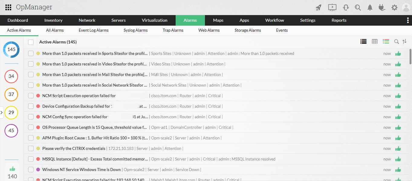 Troubleshooting Network Device Network Monitoring Device - ManageEngine OpManager